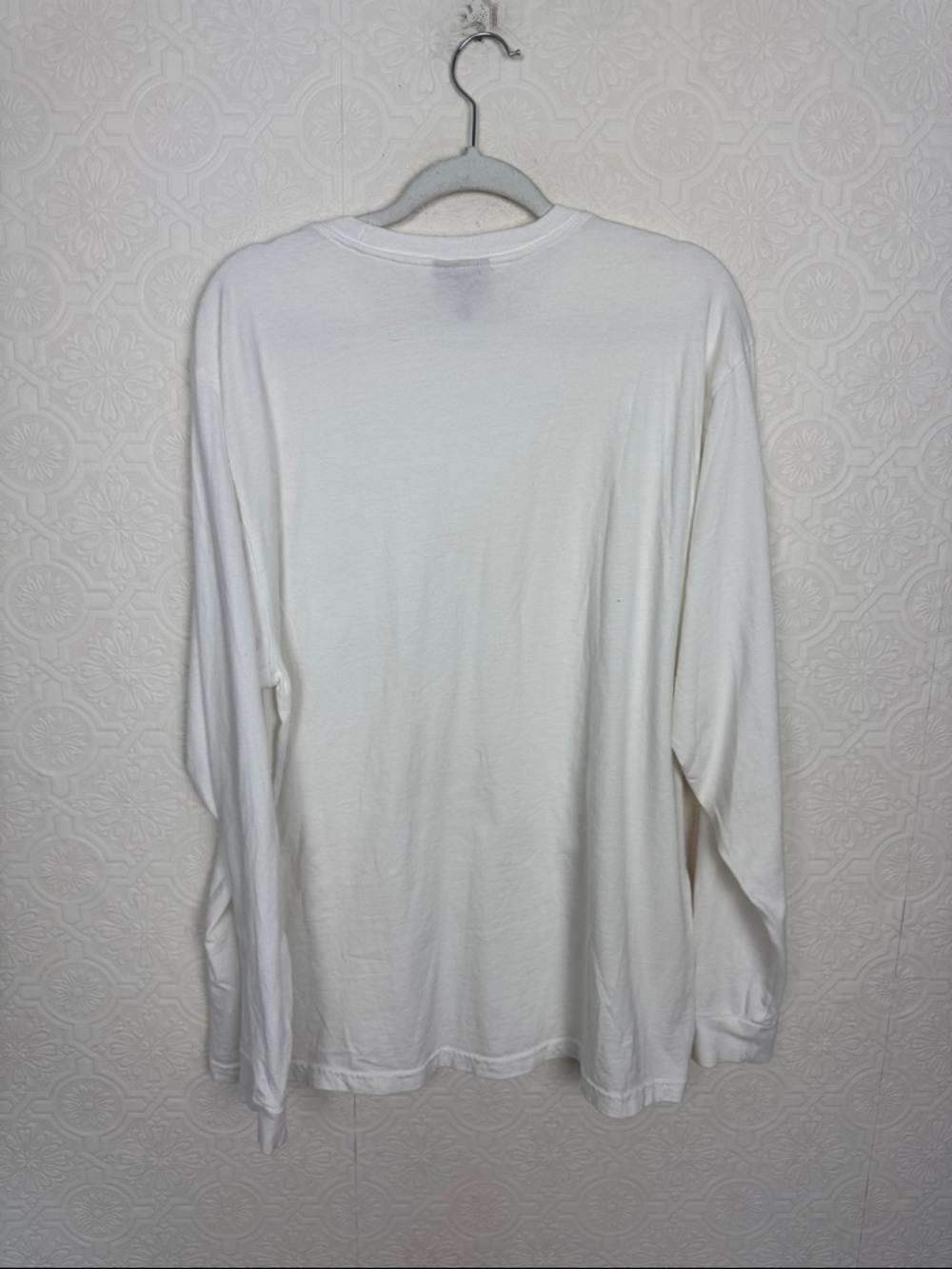 Teddy Fresh White Long Sleeve Pocket Tee Bear Logo Oversized 2XL - Picture 7 of 7